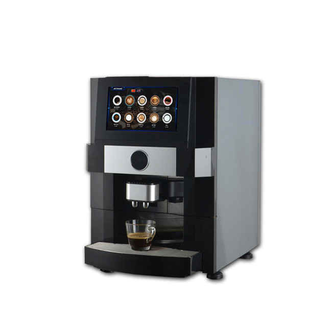mais recente caso da empresa sobre Tela de EXPOSIÇÃO personalizada de TFT LCD de 7 polegadas para a máquina do café