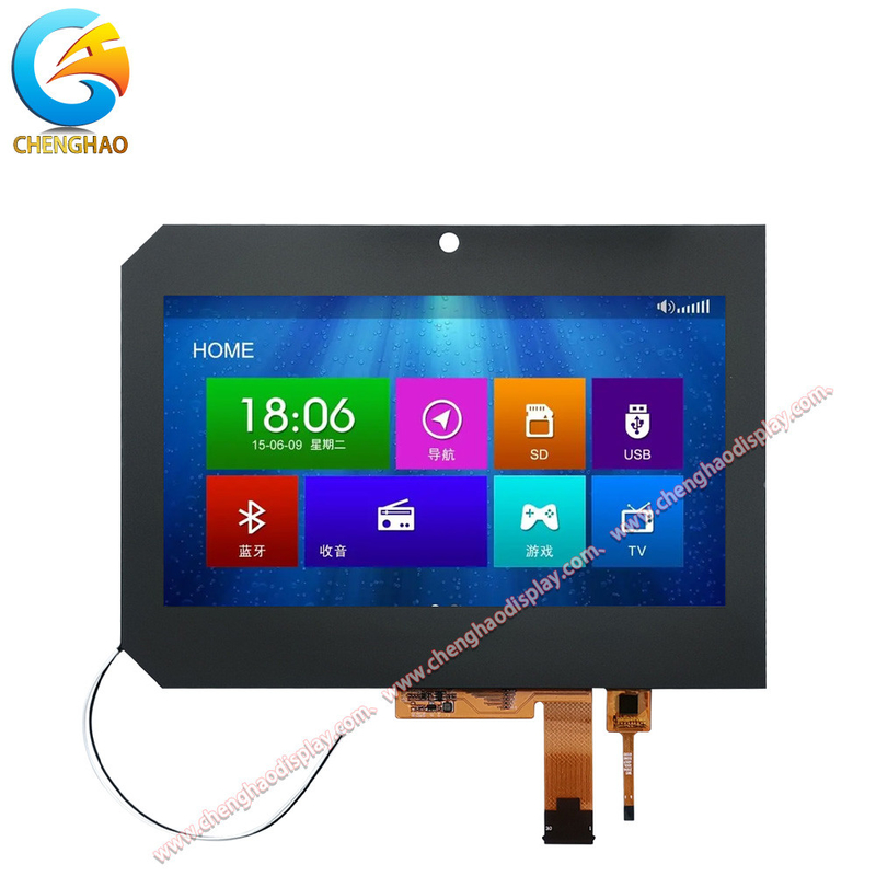 8 Inch LCD Monitor Touchscreen 1280x720 High Resolution With 30Pins FPC