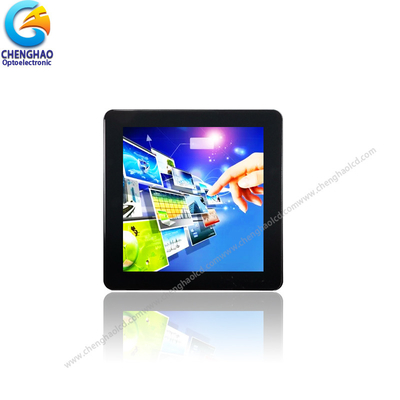 3.95 polegadas quadrado touch screen 24 bit RGB todo preto efeito 480X480 TFT painel LCD
