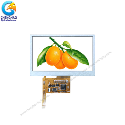4.3 polegadas Negativo LCD Display 480x272 Resolução Todas as direções de visualização
