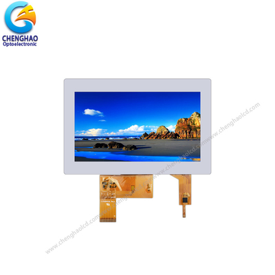 800x480 Resolução Pequena tela LCD Touch 7.0 polegadas 24 Bit Interface RGB paralela