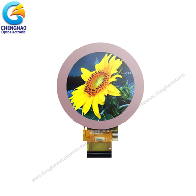 Todas as direcções de visualização TFT LCD capacitivo touchscreen 2.1 polegadas 480x480 Round LCD Screen