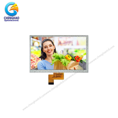 HD 7 polegadas TFT LCD Modulo RGB 1024X600 4 Lane MIPI com todas as direções de visualização