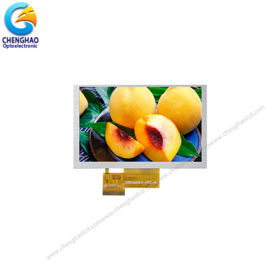 5 polegadas altura brilho tela LCD de cor 800x480 1200 Nits módulo de exibição LCD 40pin