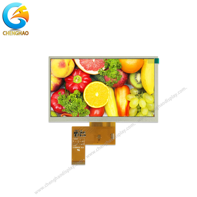 definição 800x480 7 relação paralela da exposição 24bit RGB de TFT LCD da polegada