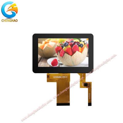4,3 o tela táctil 24 da polegada 480x272 TFT LCD mordeu a relação paralela do RGB