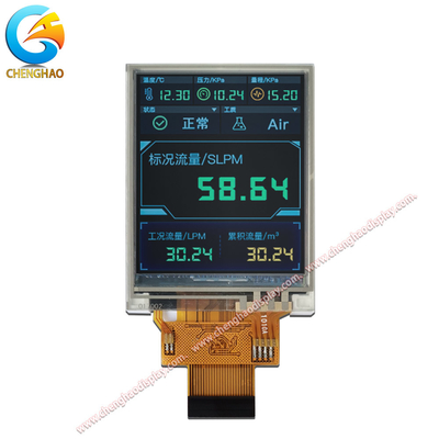 Exposição Resistive personalizada do LCD de uma cor completa de 1,8 polegadas com o painel de toque de USB