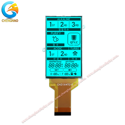 Display LCD monocromático certificado ISO9001 1/4 Duty 1/3 Bias Drive Method