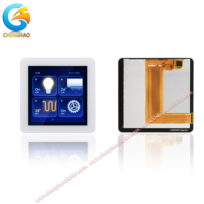LCD Fabricação Módulo LCD TFT a cores de 4 polegadas 480x480 pixels Screen Touch Square