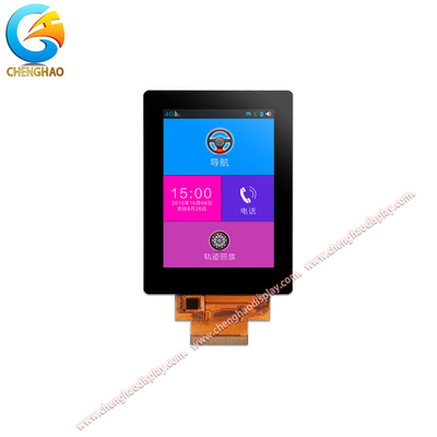 Direção de visualização das 6 horas TFT LCD Touch Display 3,5 polegadas 50 pinos