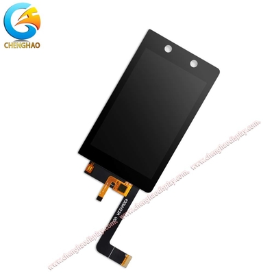 ST7701 Driver IC 500 Cd/M2 4,3 polegadas IPS TFT LCD Display para aplicações de painel táctil