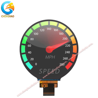 Módulo de exibição LCD circular de 4 polegadas 720x720 pontos IPS TFT com 40 pinos FPC
