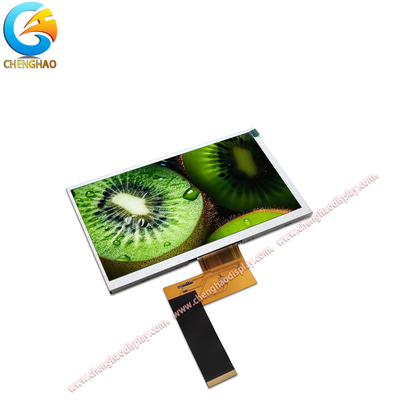 800x480 IPS TFT LCD Display 40 Pins Interface RGB 7 polegadas tela colorida