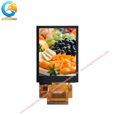 2.8 polegadas TFT LCD Display Pequeno ecrã LCD touch com painel de toque capacitivo avançado