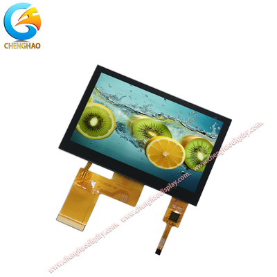 480x272 Resolução 4,3 polegadas LCD Display Module TFT capacitivo touchscreen Normalmente Negro Display Mode Alta faixa de temperatura