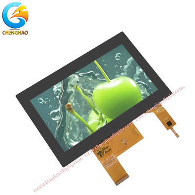 7 polegadas RGB TFT LCD Display 40pins Interface RGB Com 800 * 480 pixels