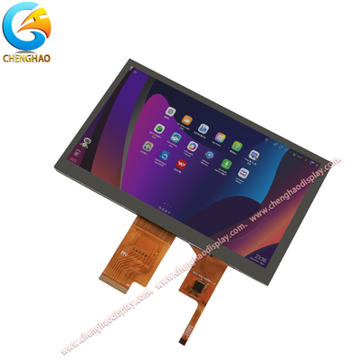 1024x600 Painel de Display de Cristal Líquido 300cd/m2 Luminância 7 polegadas Com Toque Capacitivo