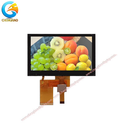 Módulo de tela TFT LCD RGB de 4,3 polegadas 480x272 com painel de toque capacitivo
