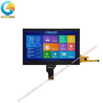 Módulo de Tela LCD IPS TFT de 7 polegadas 1024x600 MIPI com Toque Capacitivo para HMI Industrial