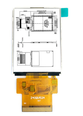 2.4 polegadas IPS TFT LCD Display Modules 4 linhas 8 Bit interface RGB