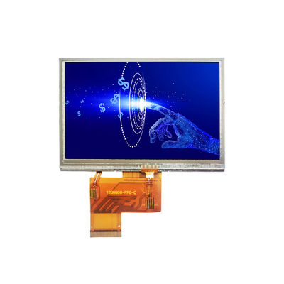 250nit 480x272 Modulo de Display LCD Resistivo RGB 40 Pin 4,3 polegadas