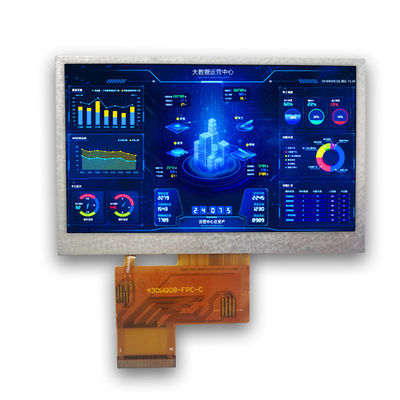 MIPI Interface 800×480 Industrial LCD Monitor 4.3'' 250cd/m2 ROHS