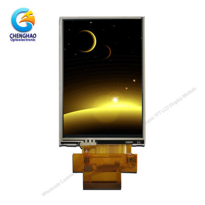SPI RGB 320x480 Rtp Pequeno ecrã LCD touch 3,5 polegadas Ips 280cd/m2