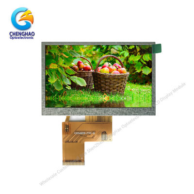 Modulo LCD TFT personalizado de 4,3 polegadas 24 bits Interface RGB 480 * 272 pontos