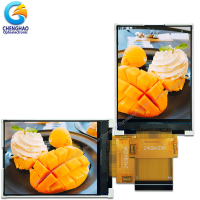 MCU Ctp IPS painel LCD 240x320 pontos 300nits 3 linhas 9 bit 262k SPI