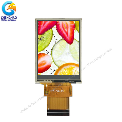 TN Transmissiva TFT LCD touch screen 2.4in 240x320 300cd/m2 Spi ST7789V
