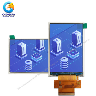 I80 Sistema Industrial TFT Display Sem Halogênio 3,5 polegadas 18 Bit CTP FPC