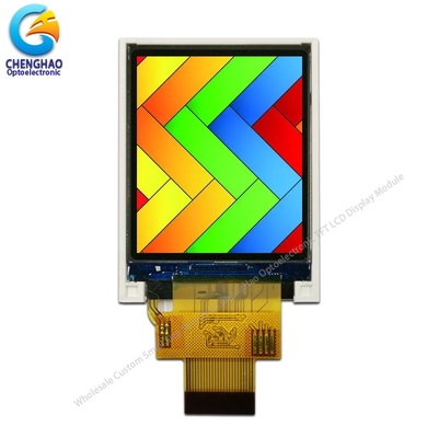 1.8 polegadas 24 pin Tft LCD Display Color Module 6 O'Clock 128 * 160 Nits Painel personalizado
