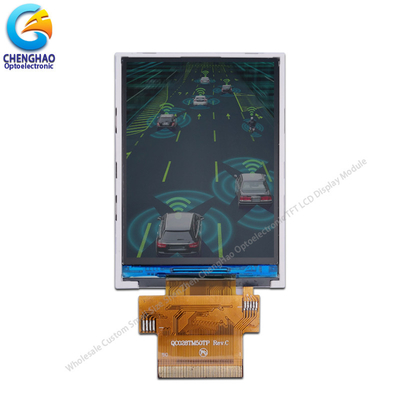 2.8 polegadas Custom 240 * 320 Spi Lcd Modulo 6 O Relógio 4 linhas 8 Bit / 3 linhas 9 Bit